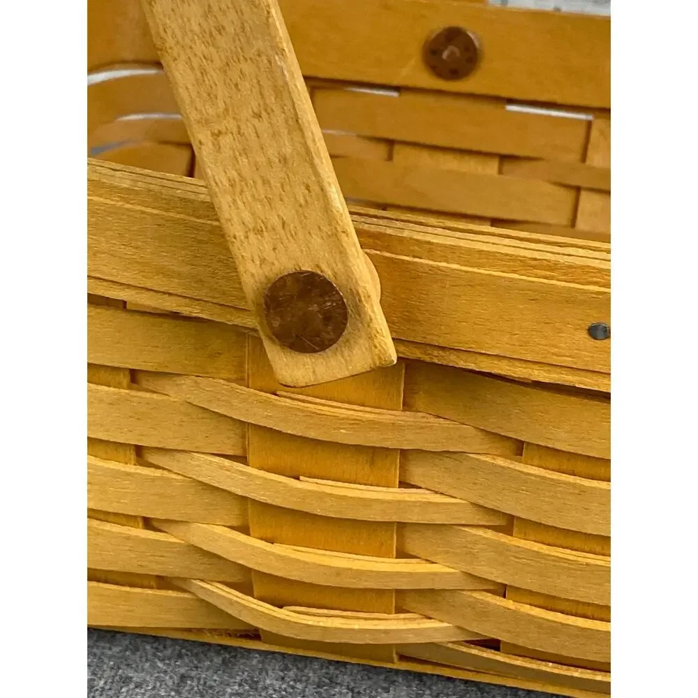 Longaberger 2000 Homestead Woven Memories Basket HANDWOVEN VINTAGE COLLECTIBLE